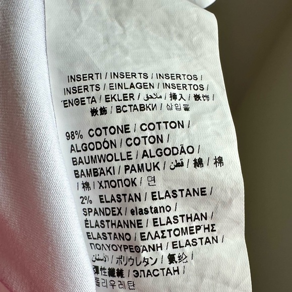 Love Moschino White Short Sleeve Tee - Picture 6 of 6